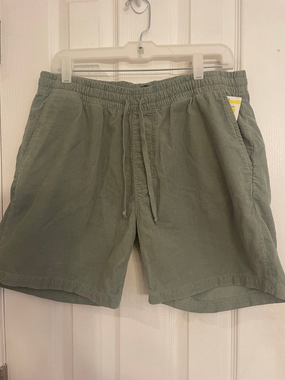 MAVI Elastic Waist w/Drawstring in Olive Green PinWale Cordoroy, A48
